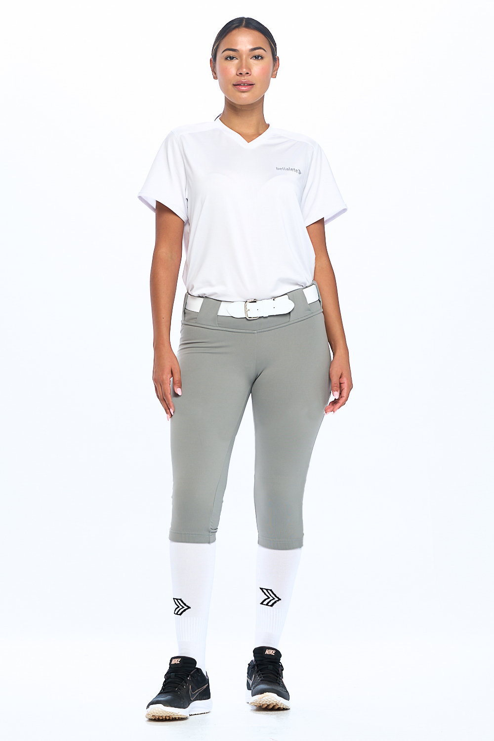 Seamless Softball Pant Beltloop Silver – bellalete