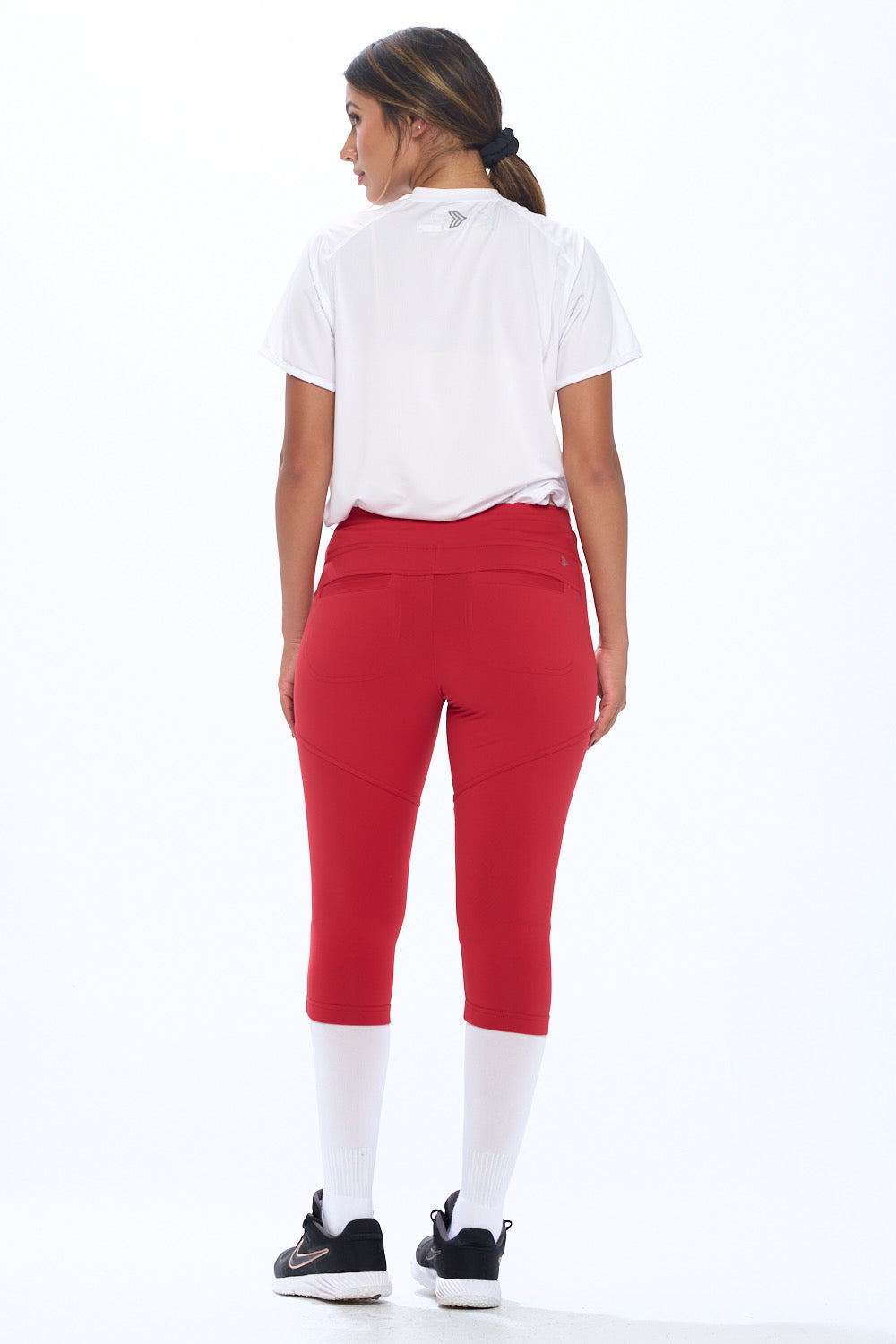 Pantalon 3/4 Under Armour Femme - Softball Utilitaire - Taille S - Rouge Vif