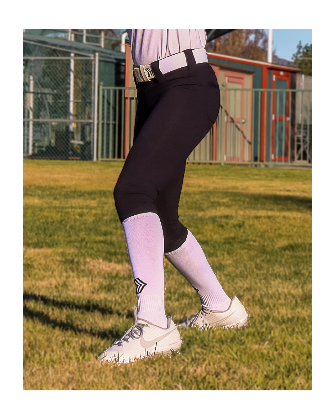 RIP-IT Girls 4-Way Stretch Softball Pants - White Athletic Pants With Double-Layer Knee Padding